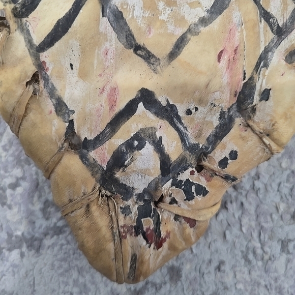 Authentic African Maasai Shield 20 inches Long x 9 1/2 inches Wide - Picture 8 of 13